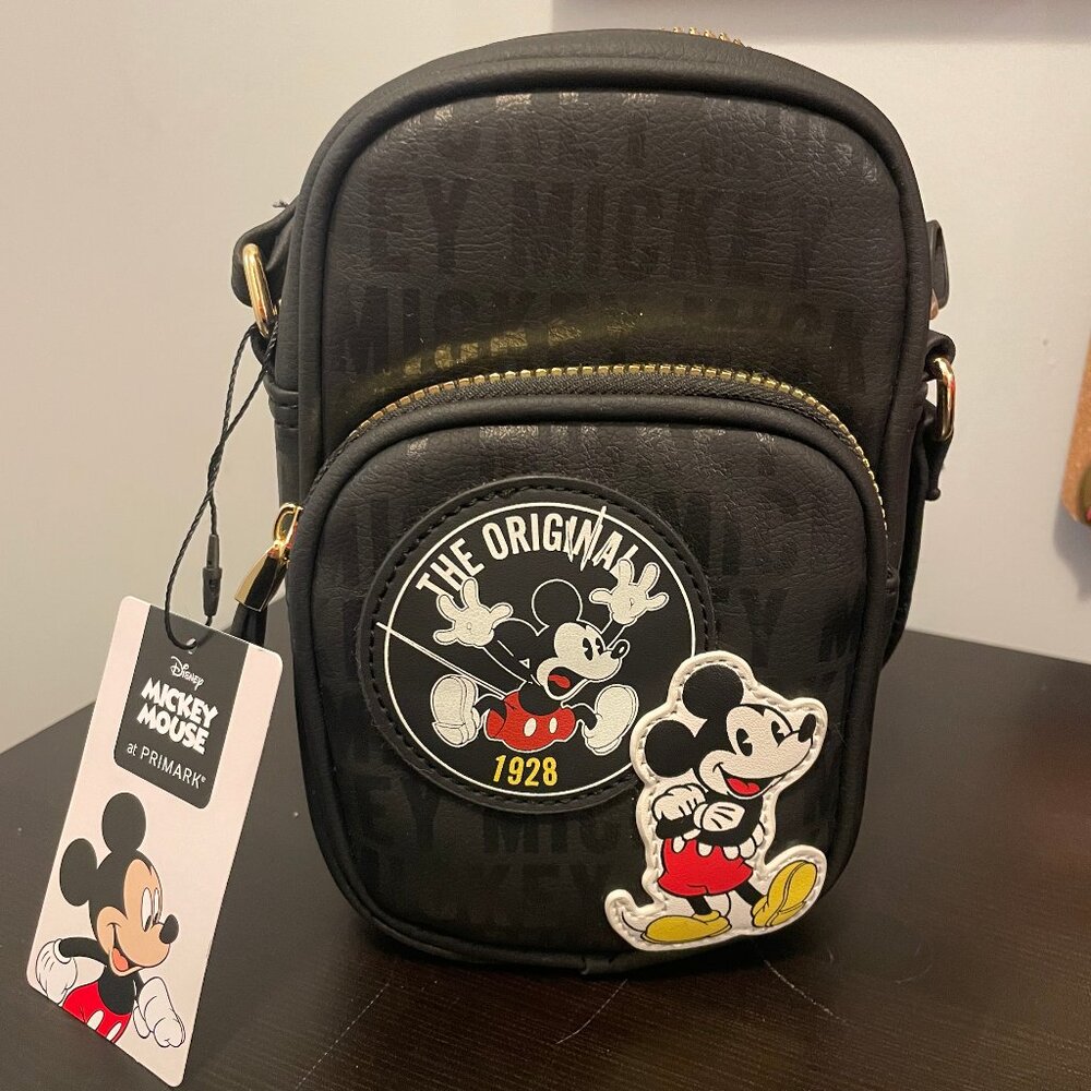Primark Mickey Mouse Patch Crossbody - NWT